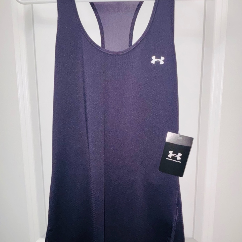 Under Armour Dark Purple Athletic Tank